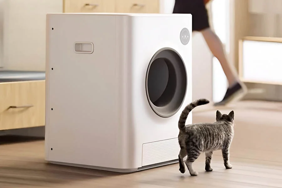 automatic cat litter box for multiple cats