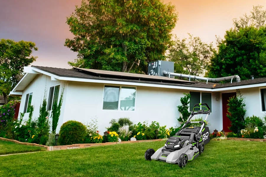 electric mulch lawn mower